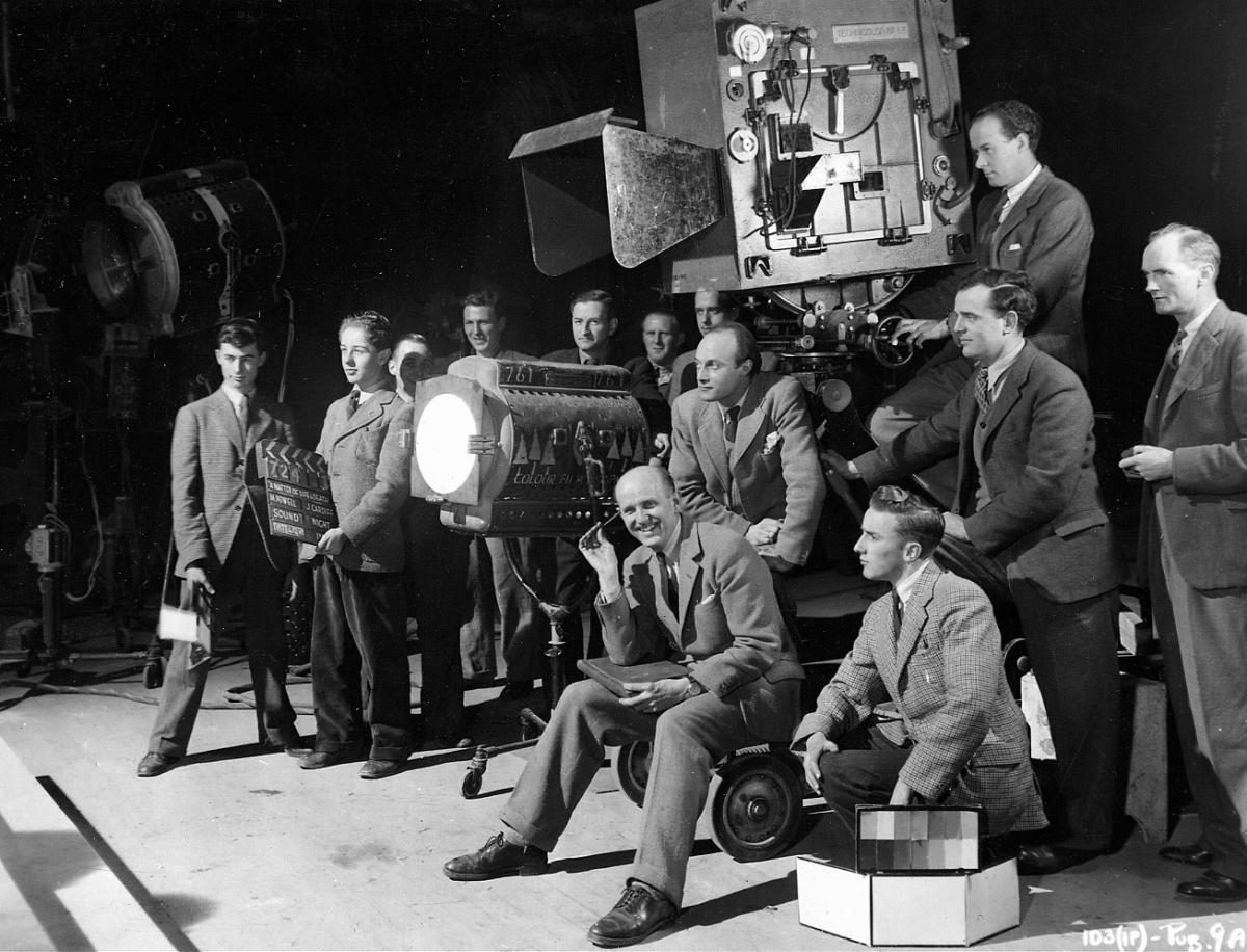 On the set of A Matter of Life and Death