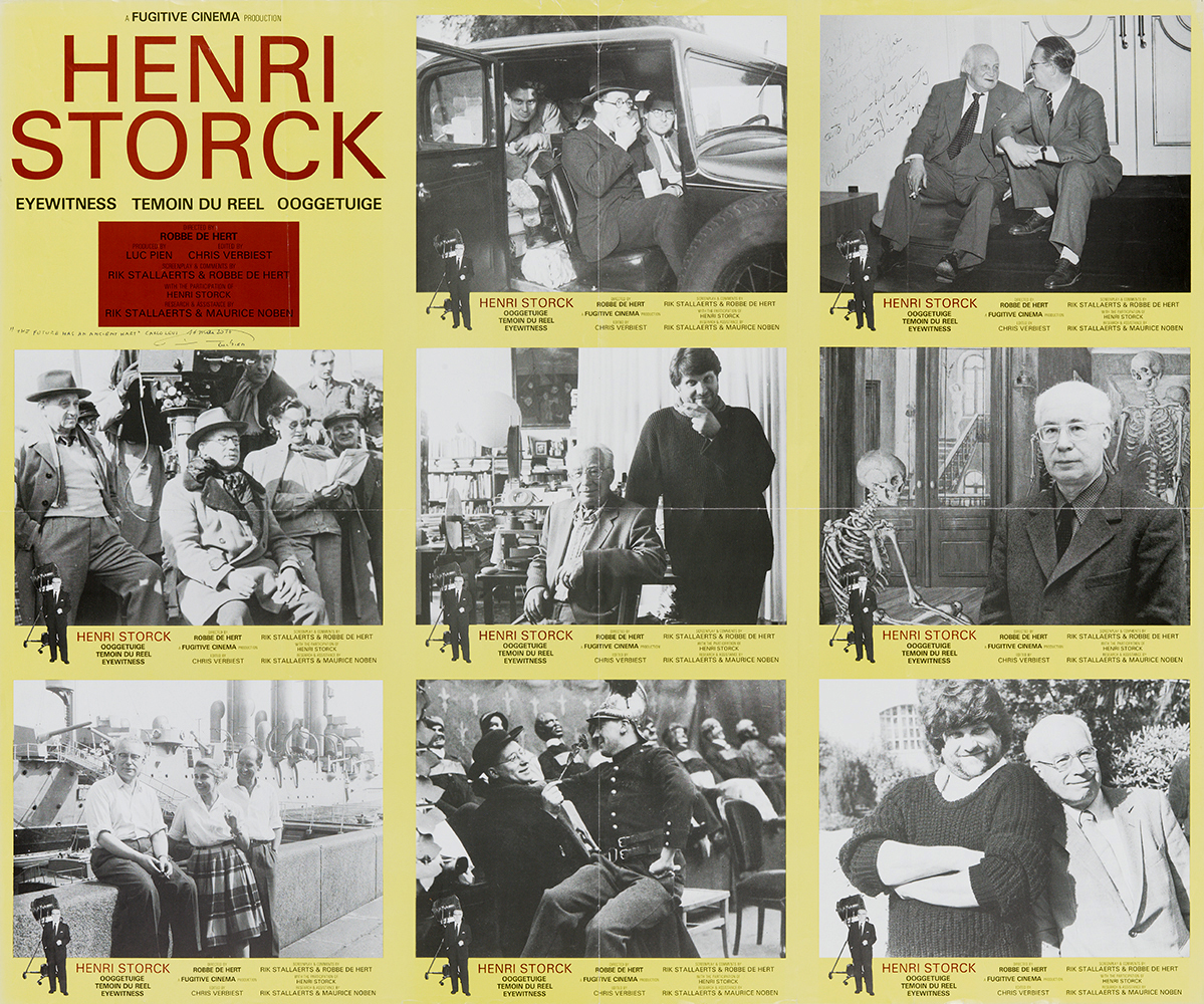(6) Affiche van Henri Storck, ooggetuige (1987). Bron: Collectie Ronnie Pede/Comeet (Erfgoedcel Meetjesland).