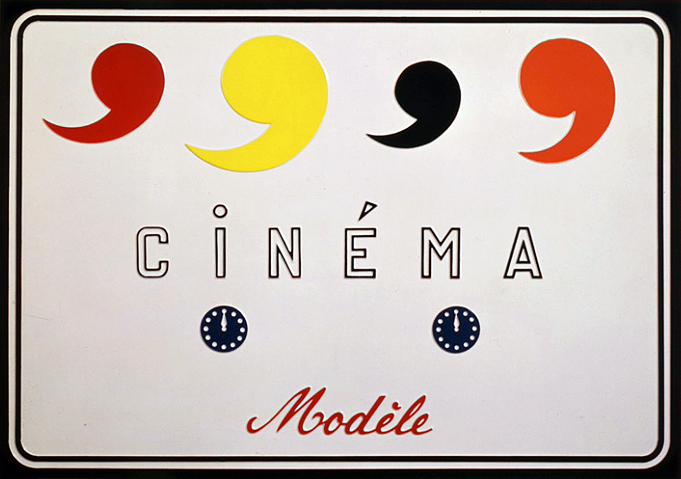 (2) Cinéma Modèle (1970) van Marcel Broodthaers