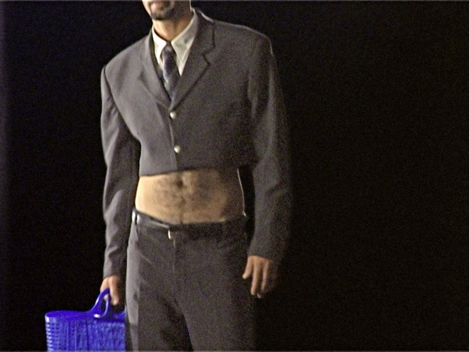 Chic Point: Fashion Show for Israeli Checkpoints (Sharif Waked, 2004)