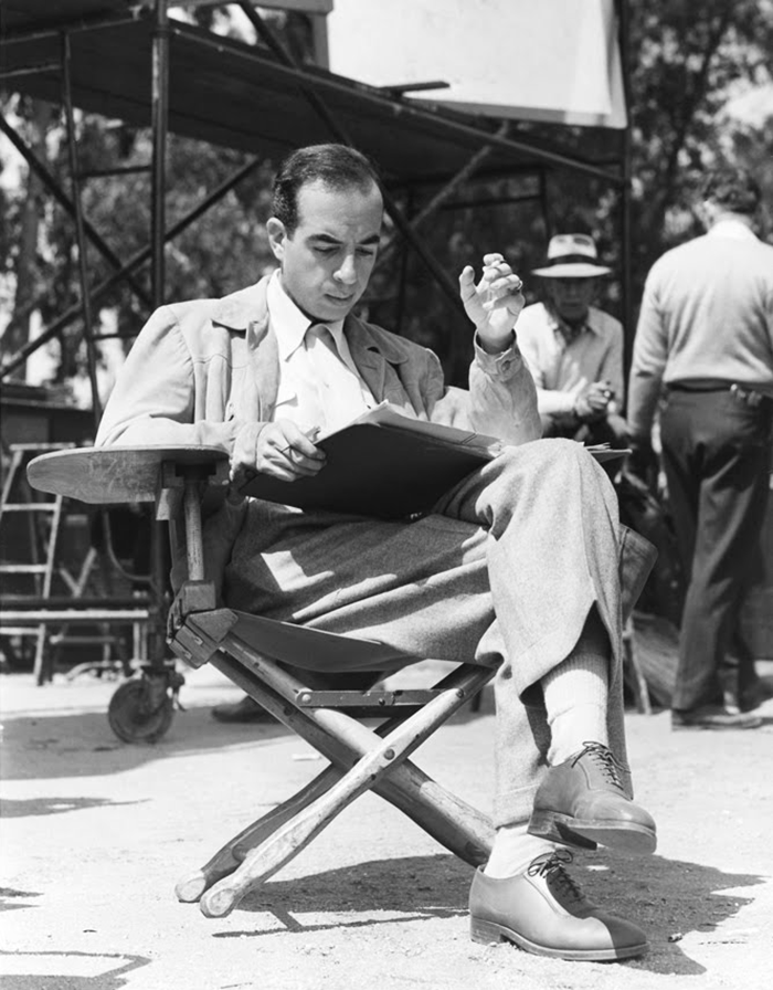 (1) Vincente Minnelli on the set of Yolanda and the Thief (1945)