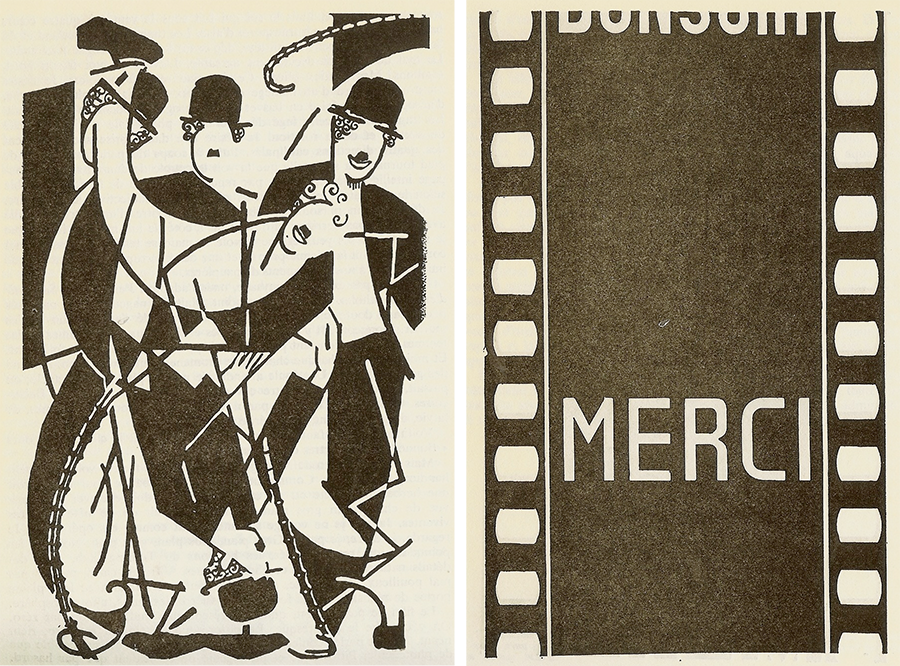 (4) & (5) Beelden uit het boek Cinéma (1921) van Jean Epstein
